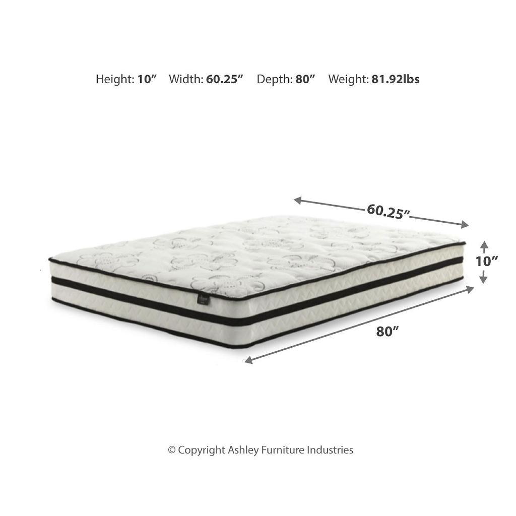 Chime 10" Hybrid Queen Mattress in a Box Sierra Sleep® By Ashley Queen