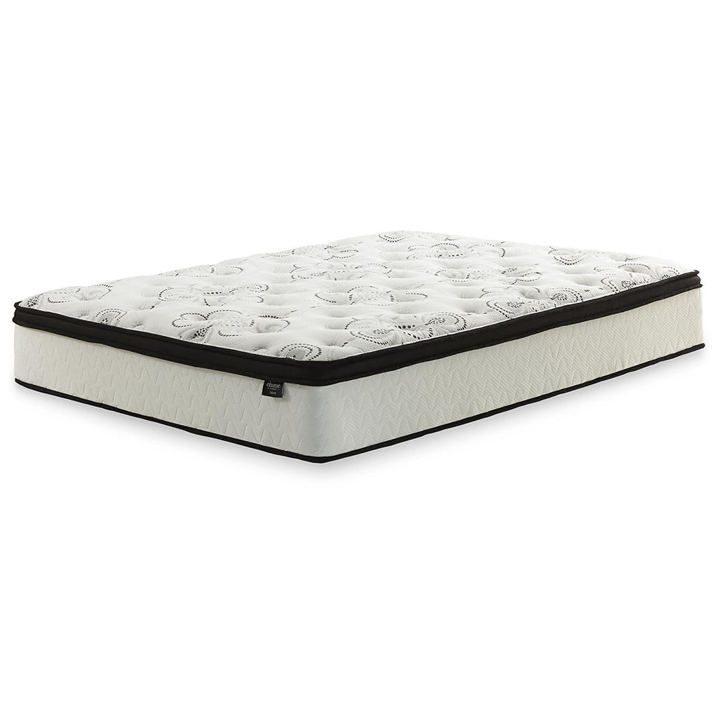 Chime 12 Inch Hybrid California King Mattress and Foundation Set Sierra Sleep® By Ashley Uncategorized
