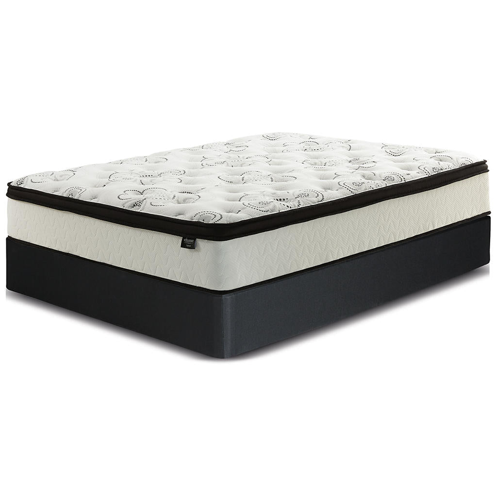 Chime 12 Inch Hybrid California King Mattress and Foundation Set Sierra Sleep® By Ashley Uncategorized