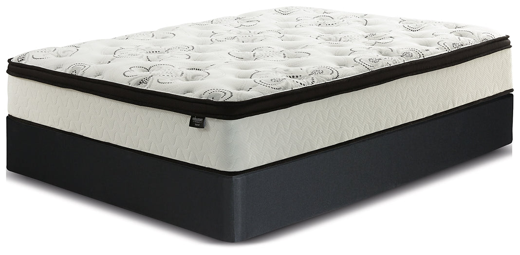 Chime 12 Inch Hybrid California King Mattress and Foundation Set