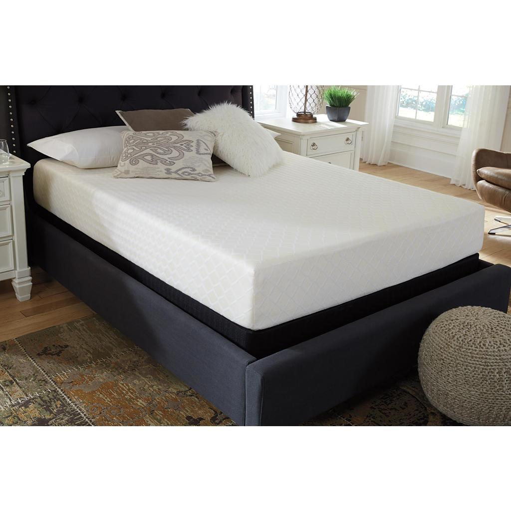10" Chime Memory Foam Queen Mattress in a Box — The Sensible Queen Sierra Sleep® By Ashley Memory Foam