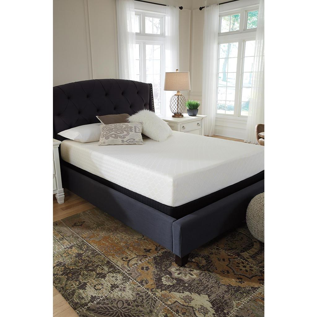 10" Chime Memory Foam Queen Mattress in a Box — The Sensible Queen Sierra Sleep® By Ashley Memory Foam