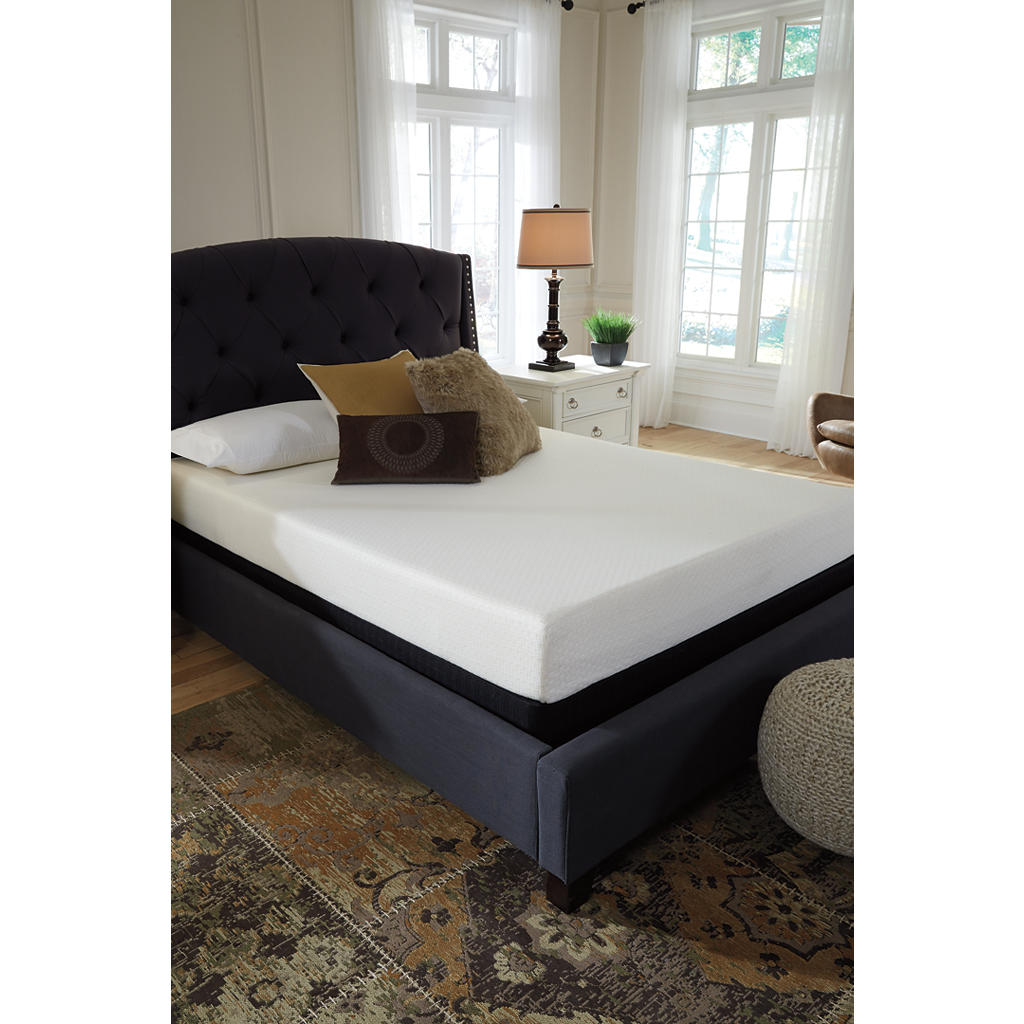 Chime 8 Inch Memory Foam Queen Mattress in a Box Sierra Sleep® By Ashley Memory Foam