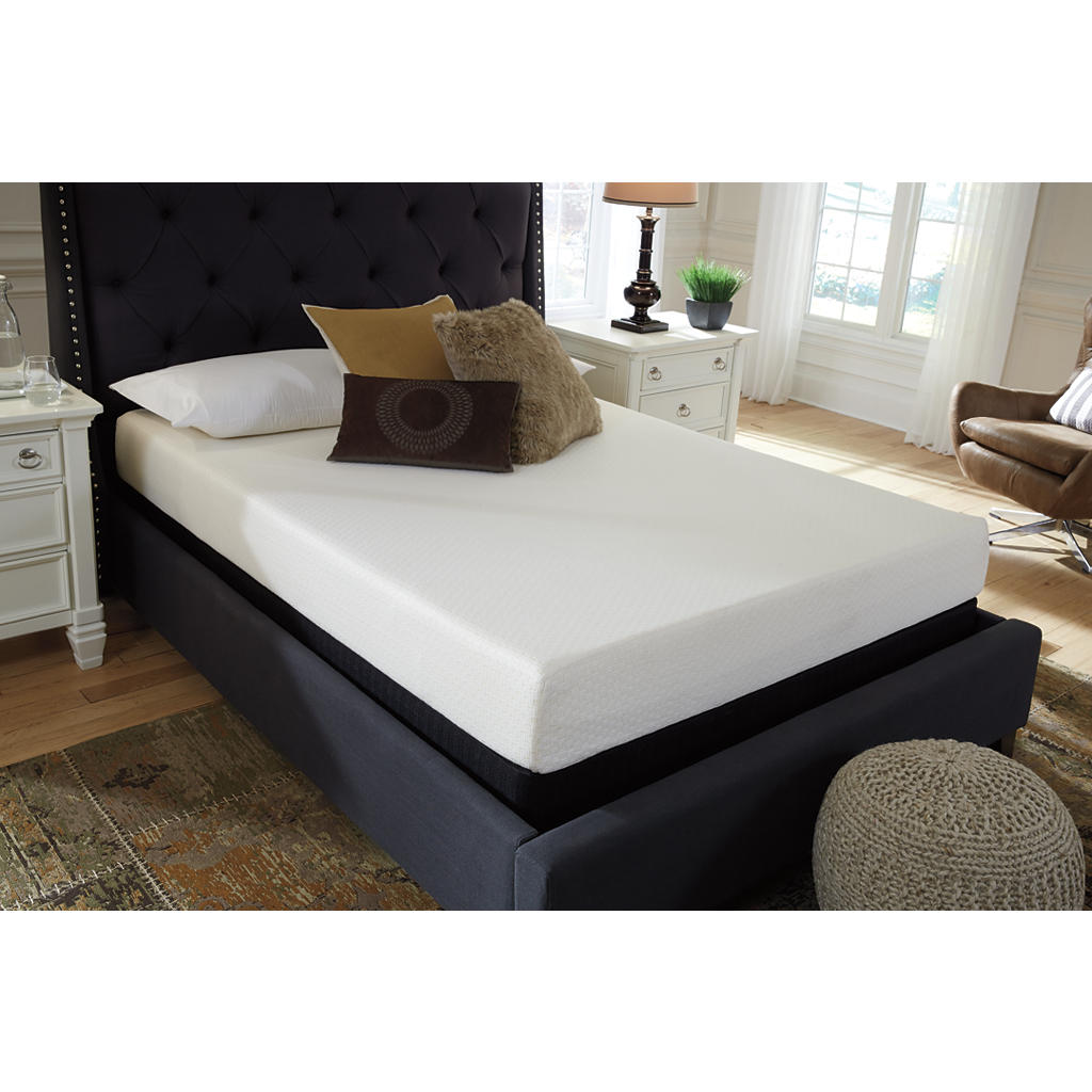 Chime 8 Inch Memory Foam Queen Mattress in a Box Sierra Sleep® By Ashley Memory Foam