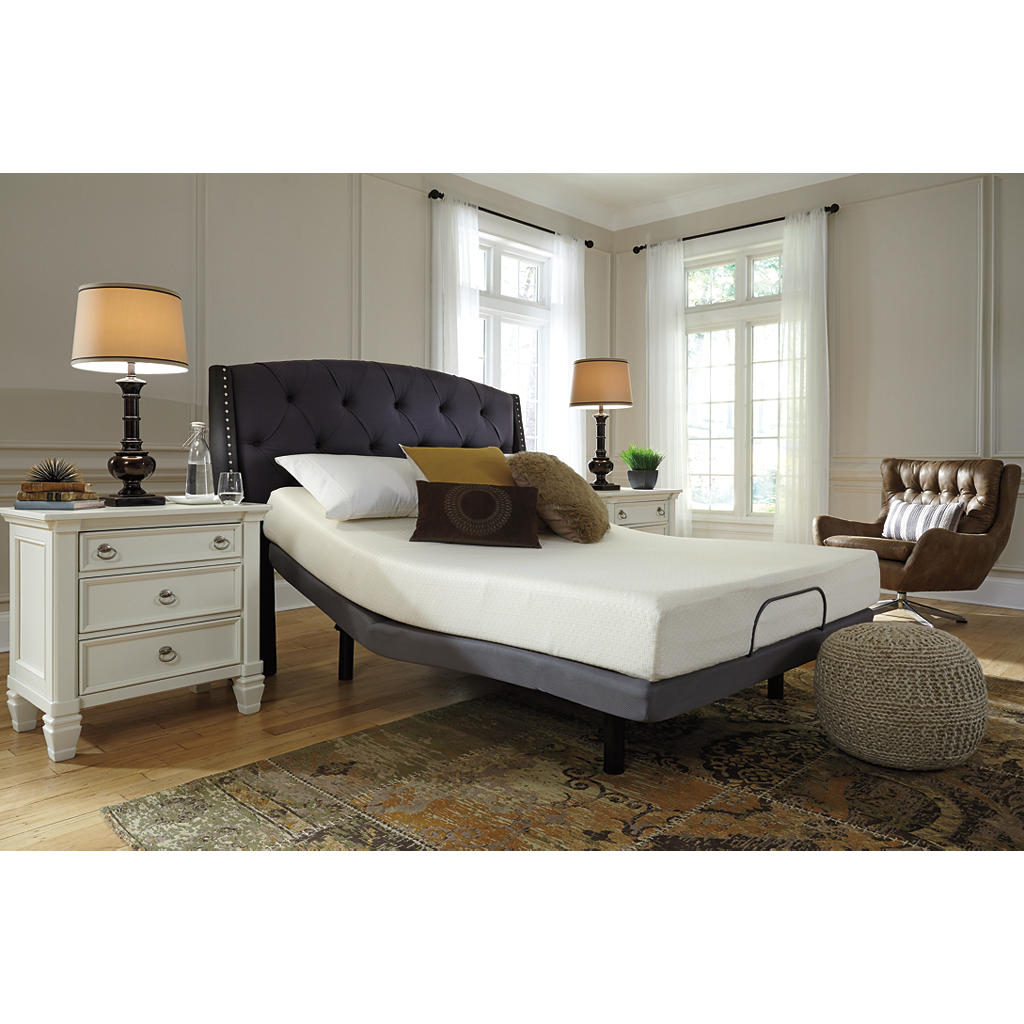 Chime 8 Inch Memory Foam Queen Mattress in a Box Sierra Sleep® By Ashley Memory Foam