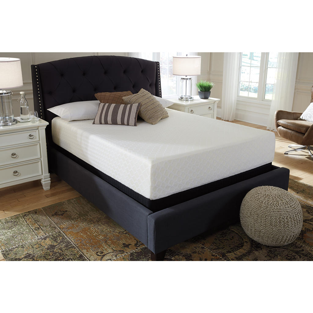 Chime 12 Inch Memory Foam California King Mattress in a Box Sierra Sleep® By Ashley Memory Foam