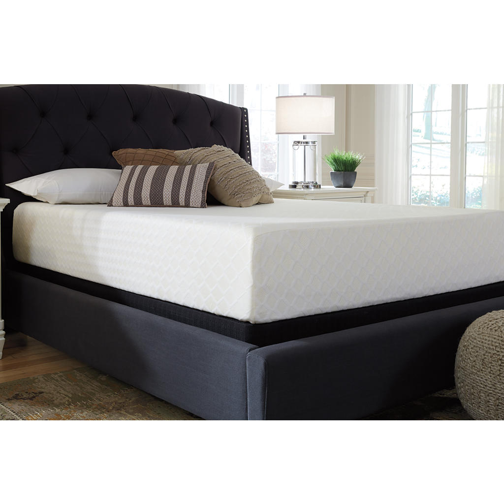 Chime 12 Inch Memory Foam Queen Mattress in a Box Sierra Sleep® By Ashley Memory Foam