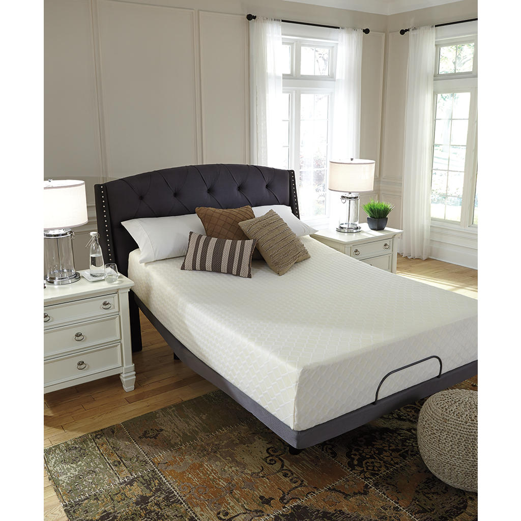 Chime 12 Inch Memory Foam Queen Mattress in a Box Sierra Sleep® By Ashley Memory Foam