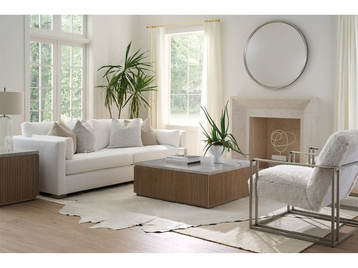 Universal Furniture Avaline Carmen Side Table — Skylark — Avaline Collection