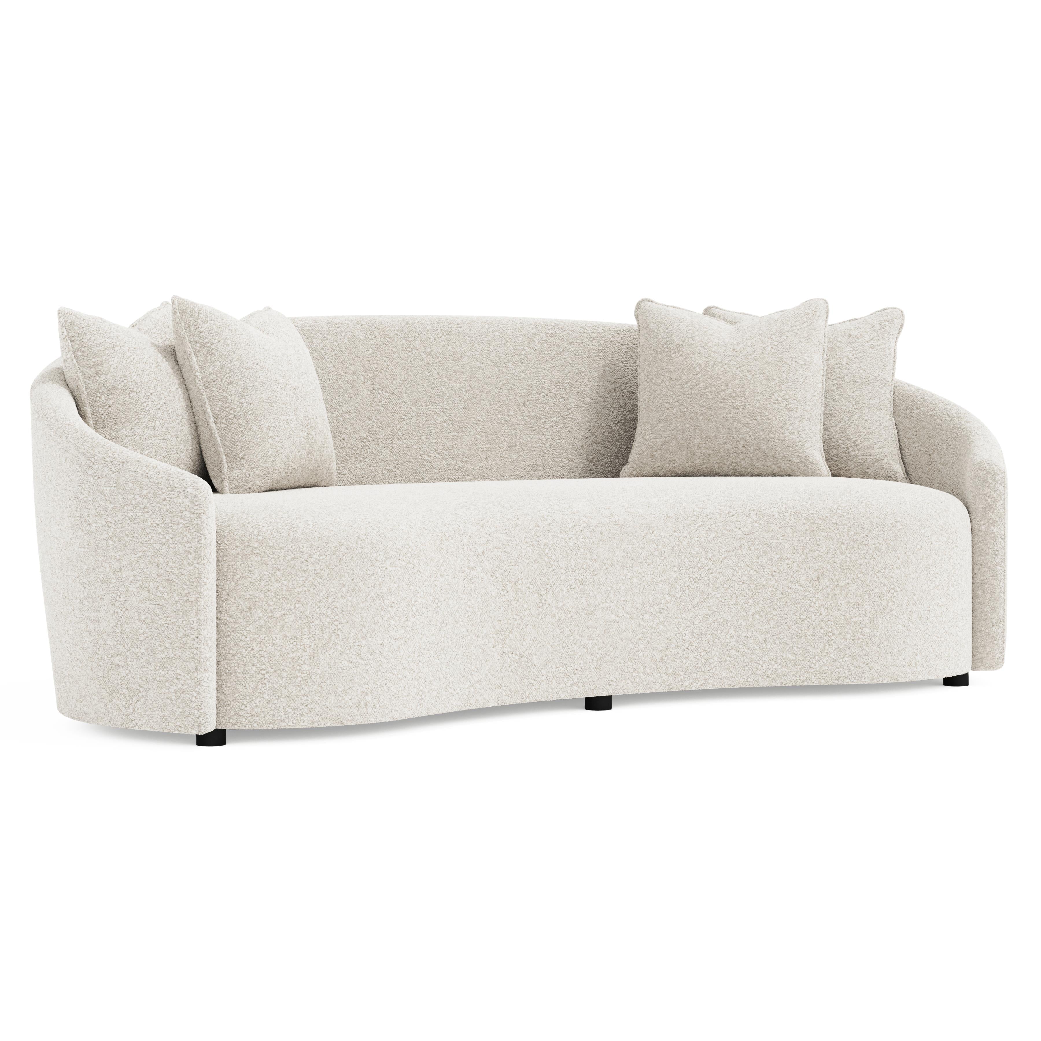 Bernhardt Lumen Sofa — One Continuous Modern Curve Bernhardt Sofa