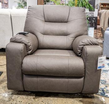 Belmone Pike Power Lift Recliner — Gunmetal Signature Design by Ashley® Living Room