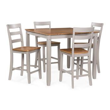 Harperfeld Counter Height Dining Table and 4 Counter Stools
