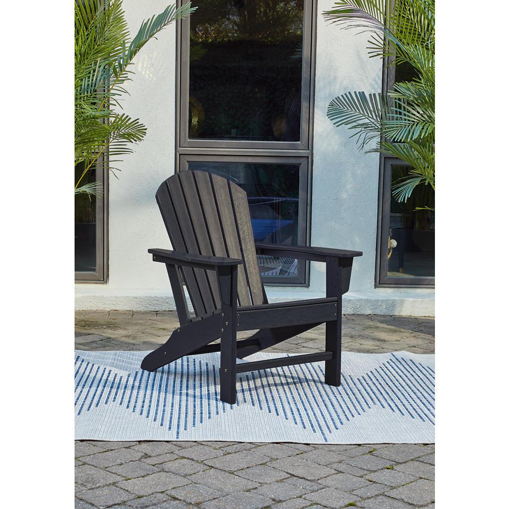 Sundown Treasure Adirondack Chair — Black MEGA-TUFF Signature Design by Ashley® Outdoor
