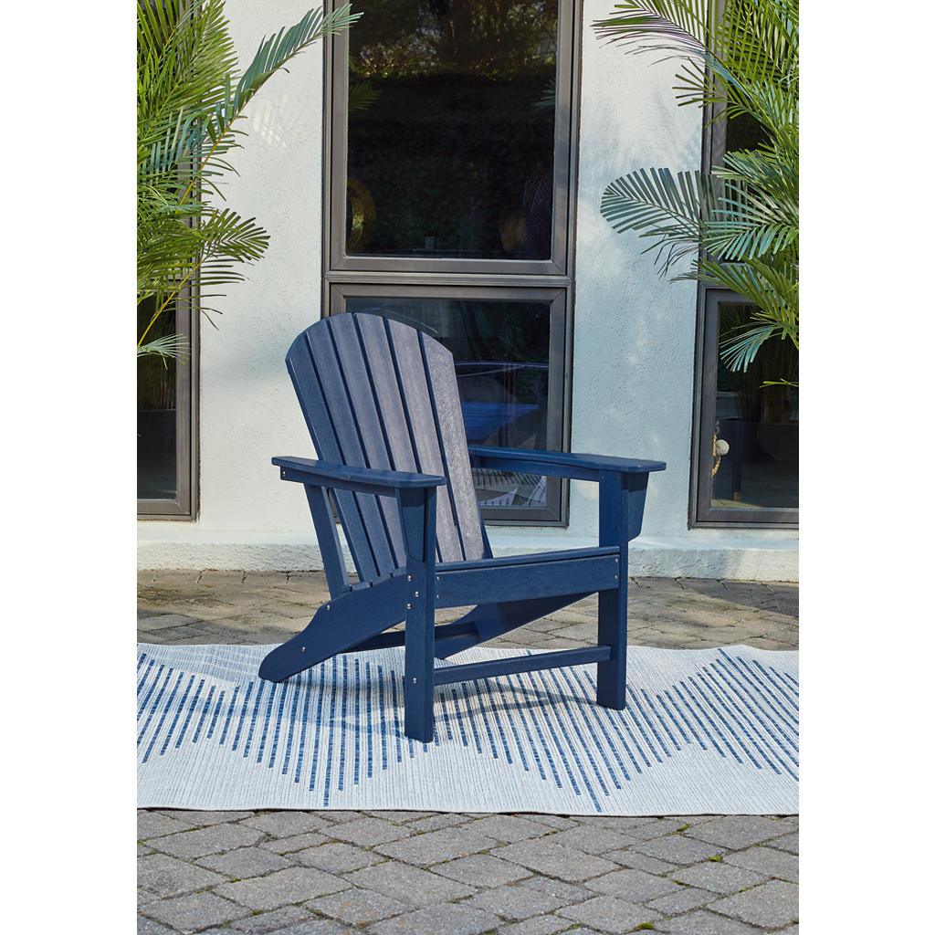 Sundown Treasure Adirondack Chair — Blue MEGA-TUFF Signature Design by Ashley® Outdoor