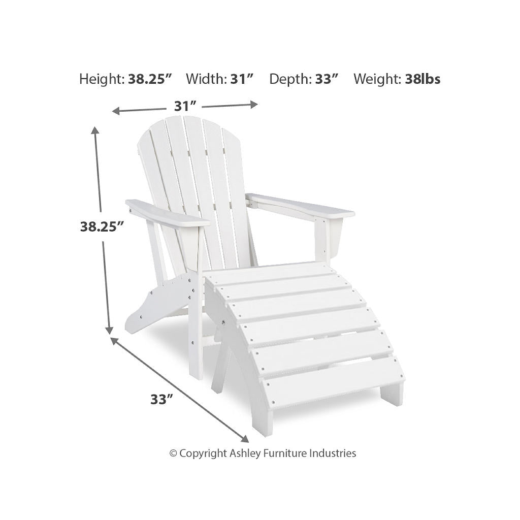 Sundown Treasure Adirondack Chair with End Table Signature Design by Ashley® Uncategorized