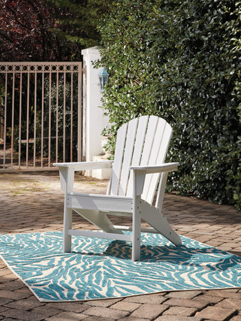 Sundown Treasure Adirondack Chair — White MEGA-TUFF Signature Design by Ashley® Outdoor