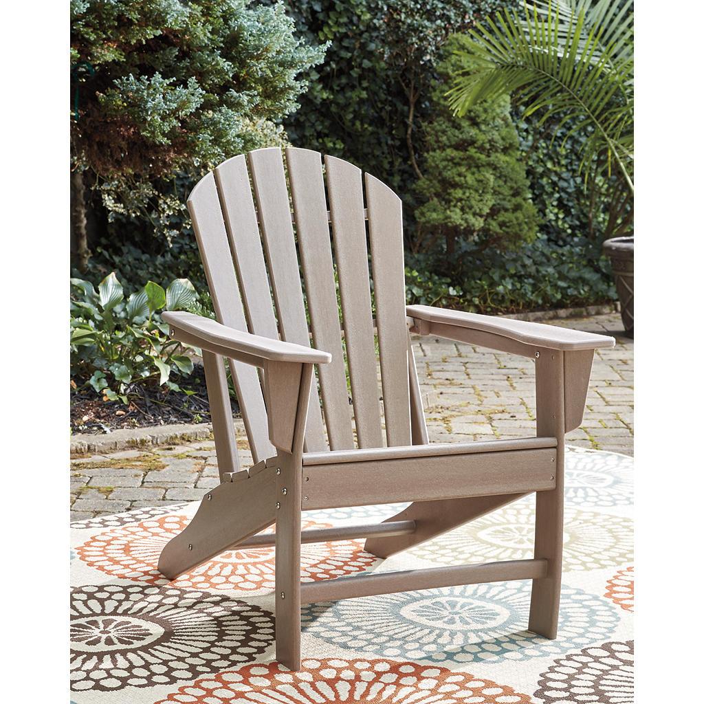 Sundown Treasure Adirondack Chair — Driftwood MEGA-TUFF Signature Design by Ashley® Outdoor