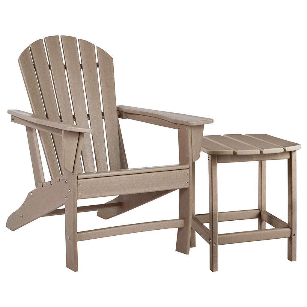 Sundown Treasure Adirondack Chair with End Table Signature Design by Ashley® Uncategorized
