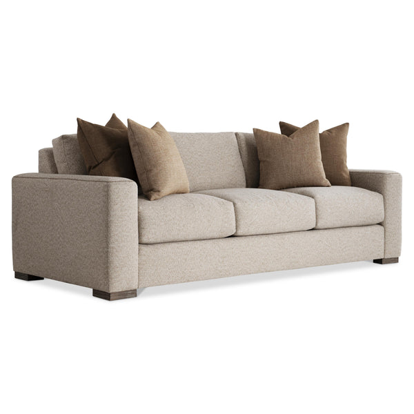 Bernhardt Vaughn Sofa — Tailored Track Arms, Cross-Stitch Detail Bernhardt Sofa
