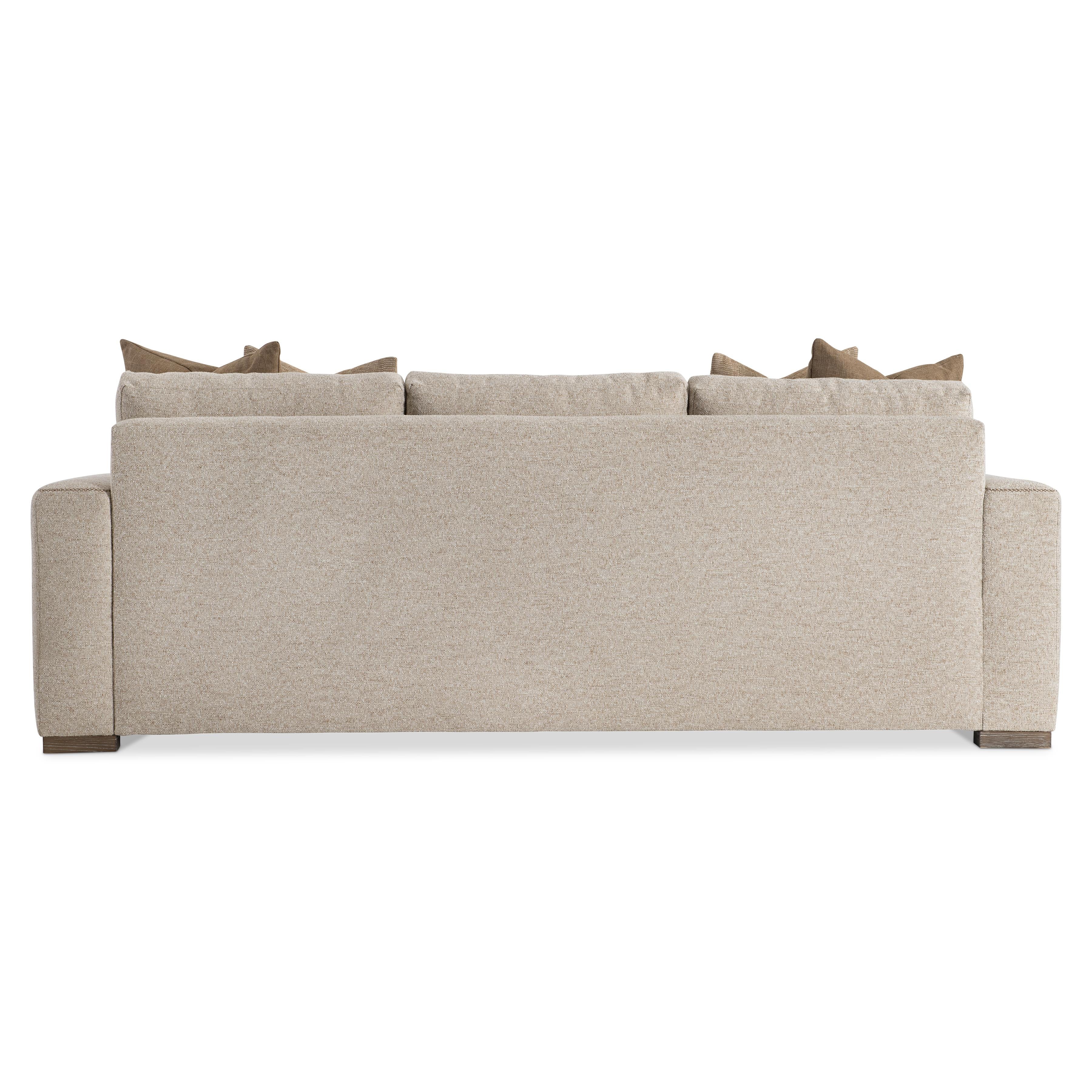 Bernhardt Vaughn Sofa — Tailored Track Arms, Cross-Stitch Detail Bernhardt Sofa