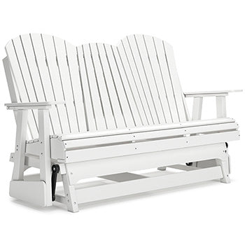 Hyland wave Outdoor Glider Loveseat Signature Design by Ashley® Outdoor