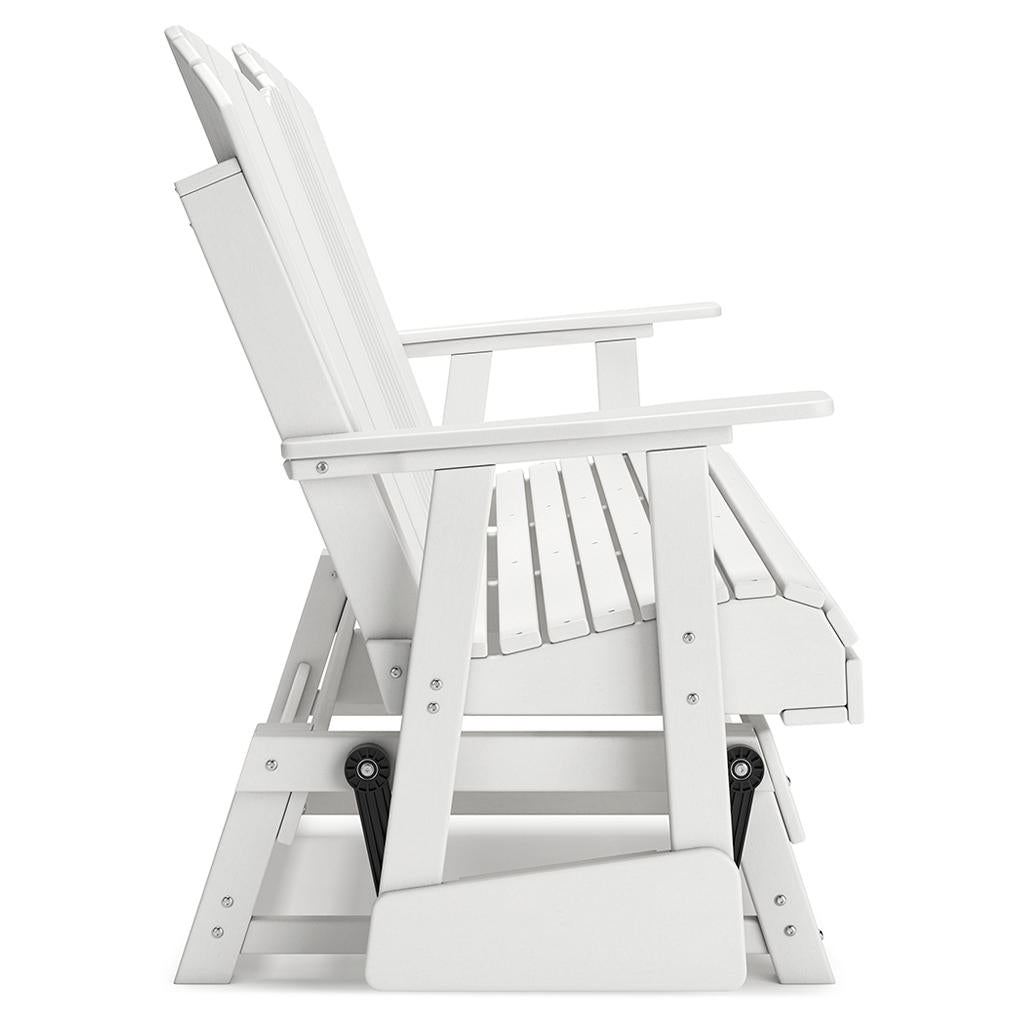 Hyland wave Outdoor Glider Loveseat Signature Design by Ashley® Outdoor