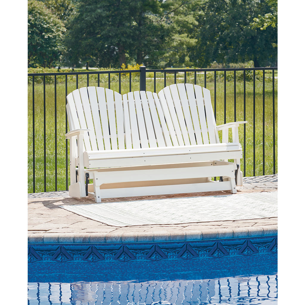 Hyland wave Outdoor Glider Loveseat Signature Design by Ashley® Outdoor
