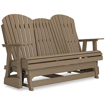 Hyland wave Outdoor Glider Loveseat Signature Design by Ashley® Outdoor