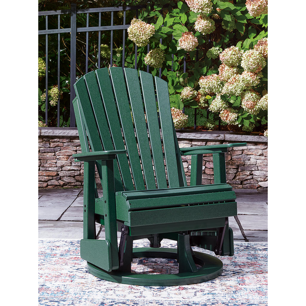 Shell Beach Outdoor Swivel Glider Chair Signature Design by Ashley® Outdoor