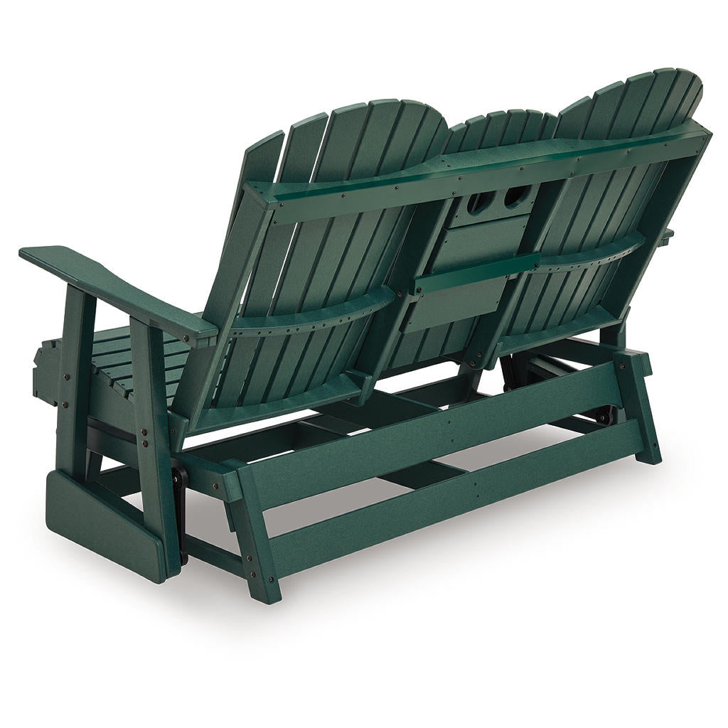 Shell Beach Outdoor Loveseat Glider Signature Design by Ashley® Outdoor