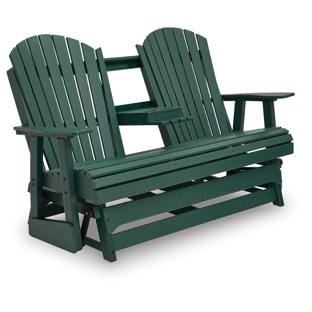 Shell Beach Outdoor Loveseat Glider Signature Design by Ashley® Outdoor