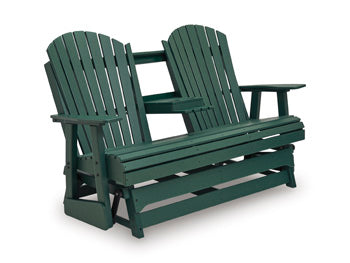 Shell Beach Outdoor Loveseat Glider Signature Design by Ashley® Outdoor