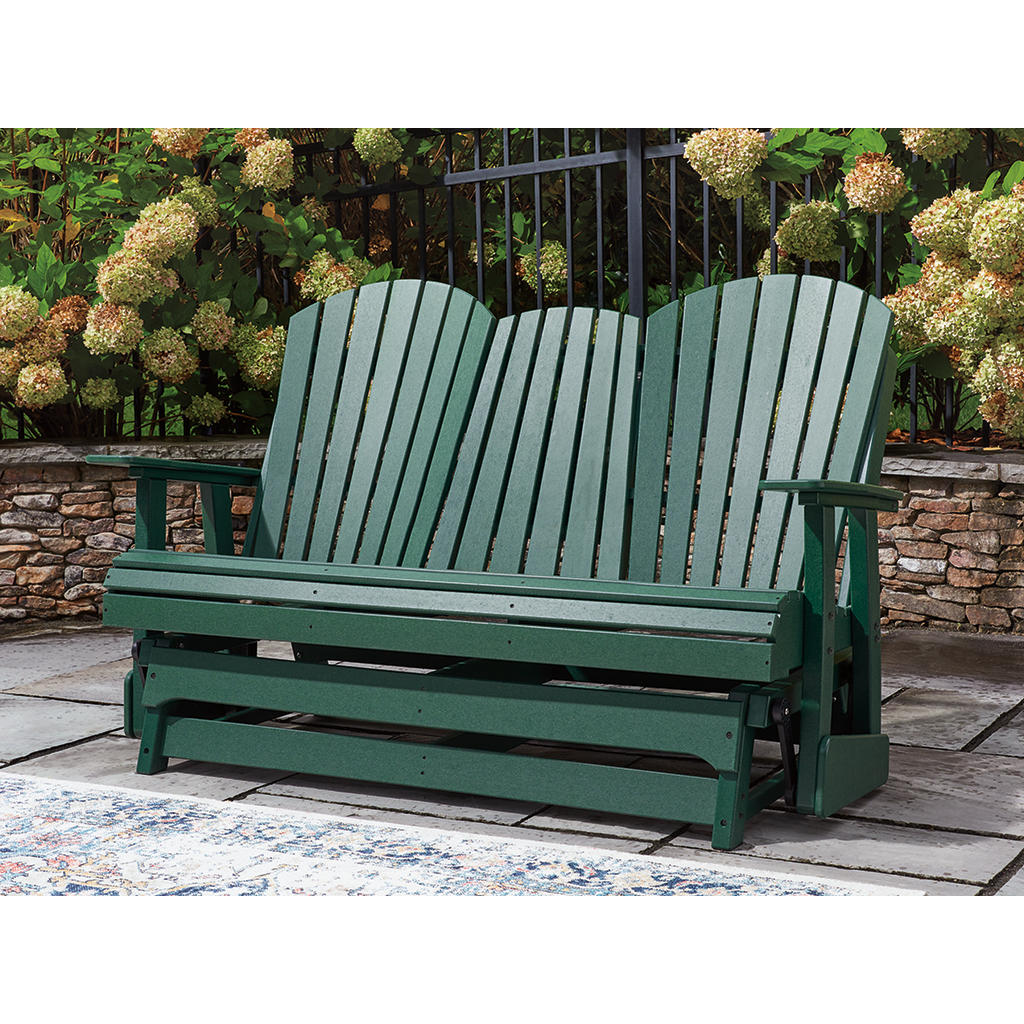 Shell Beach Outdoor Loveseat Glider Signature Design by Ashley® Outdoor