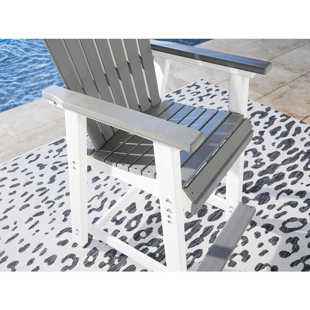 Transville Outdoor Counter Height Dining Table with 4 Barstools Signature Design by Ashley® Uncategorized