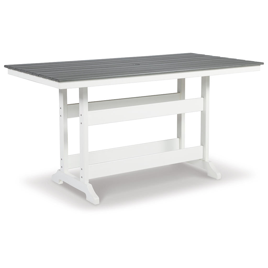 Transville Outdoor Counter Height Dining Table with 4 Barstools Signature Design by Ashley® Uncategorized
