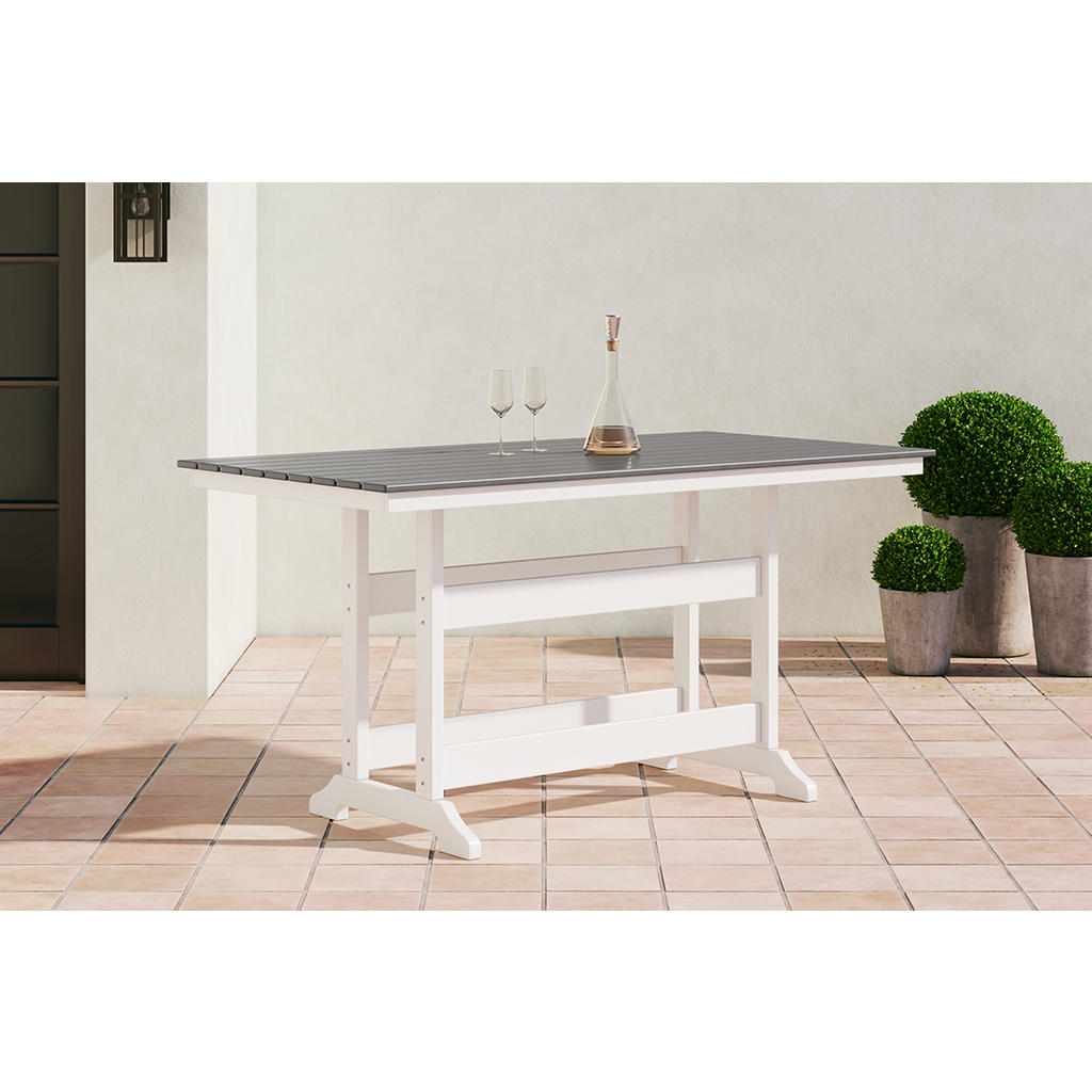 Transville Outdoor Counter Height Dining Table Signature Design by Ashley® Outdoor