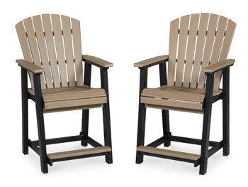 Fairen Trail Outdoor Counter Height Bar Stool (Set of 2) Signature Design by Ashley® Outdoor