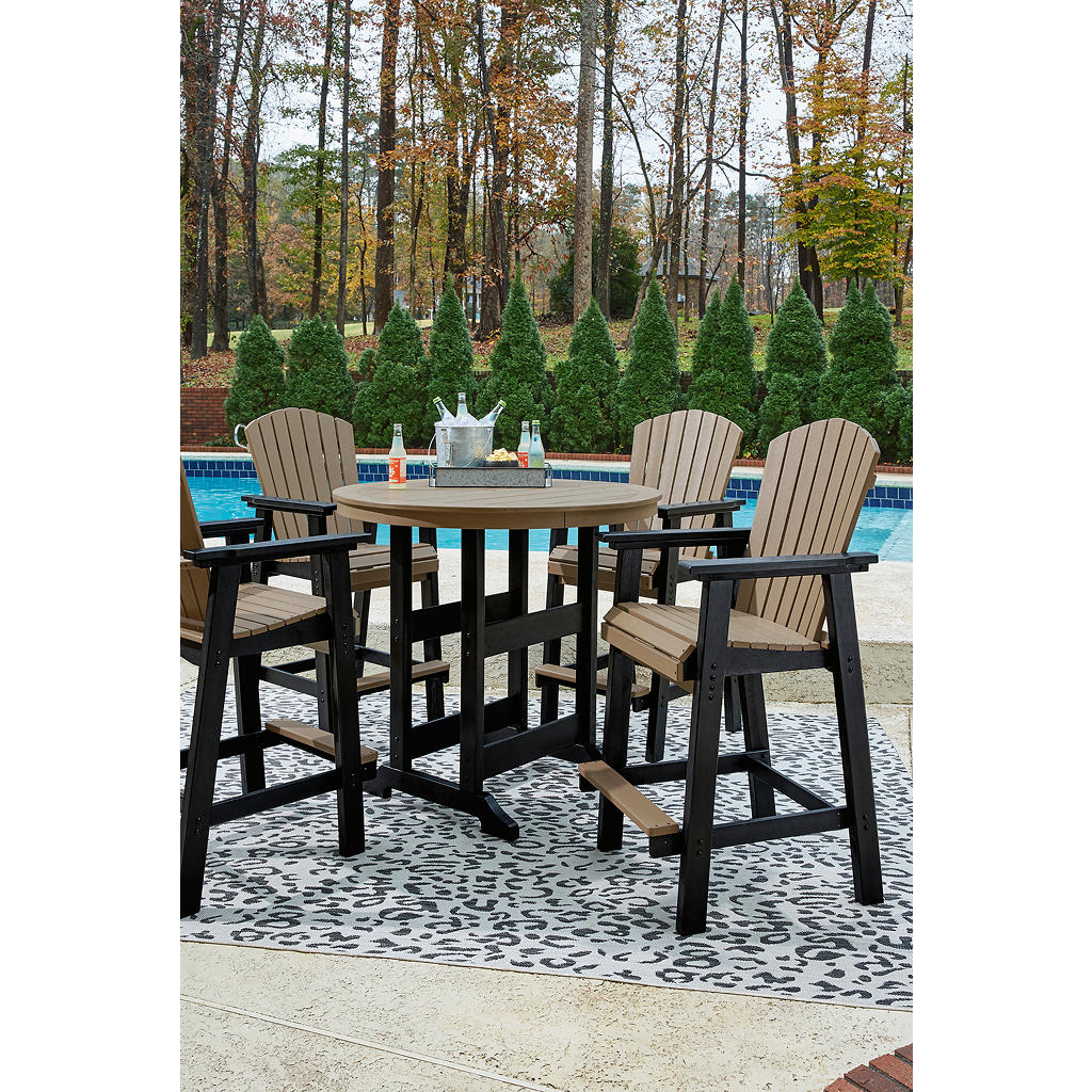 Fairen Trail Outdoor Counter Height Dining Table with 2 Barstools Signature Design by Ashley® Uncategorized