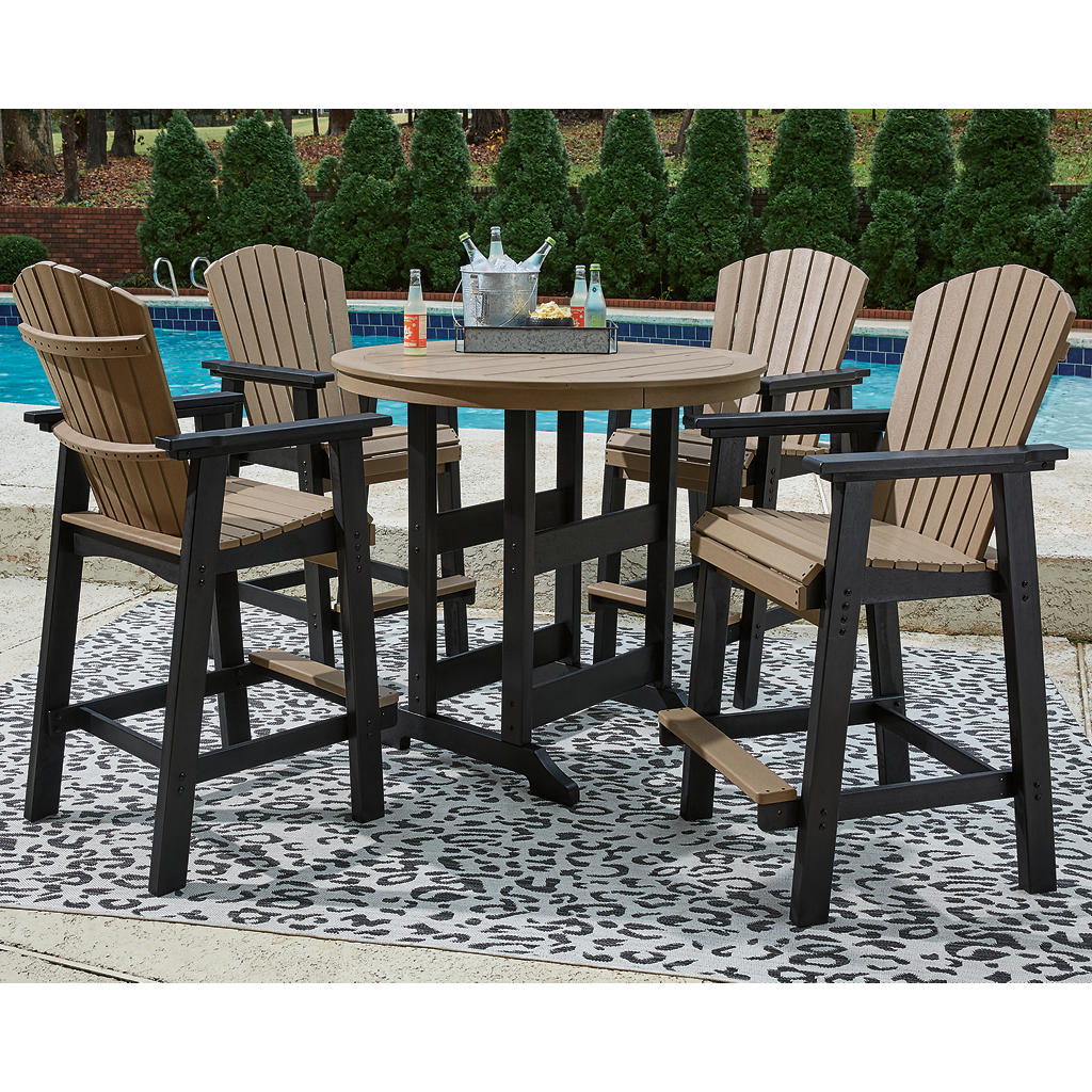 Fairen Trail Outdoor Counter Height Dining Table with 2 Barstools Signature Design by Ashley® Uncategorized