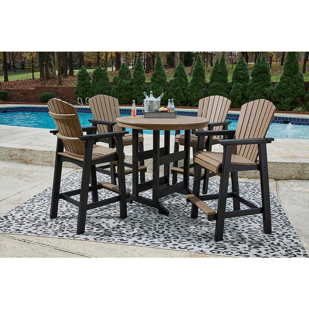 Fairen Trail Outdoor Counter Height Dining Table with 2 Barstools Signature Design by Ashley® Uncategorized