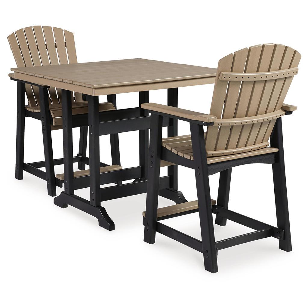 Fairen Trail Counter height dining table with 2 barstools (P4) Signature Design by Ashley® Uncategorized