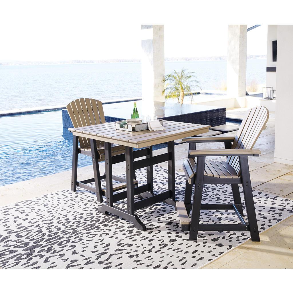 Fairen Trail Counter height dining table with 2 barstools (P4) Signature Design by Ashley® Uncategorized