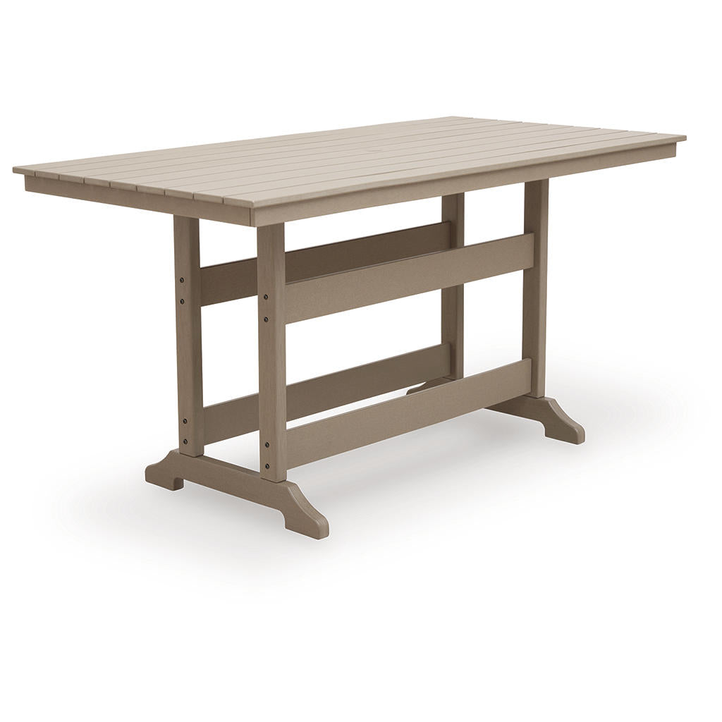 Seacliff Beach Outdoor Counter Height Dining Table Signature Design by Ashley® Outdoor