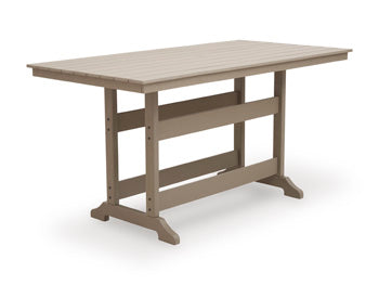 Seacliff Beach Outdoor Counter Height Dining Table Signature Design by Ashley® Outdoor