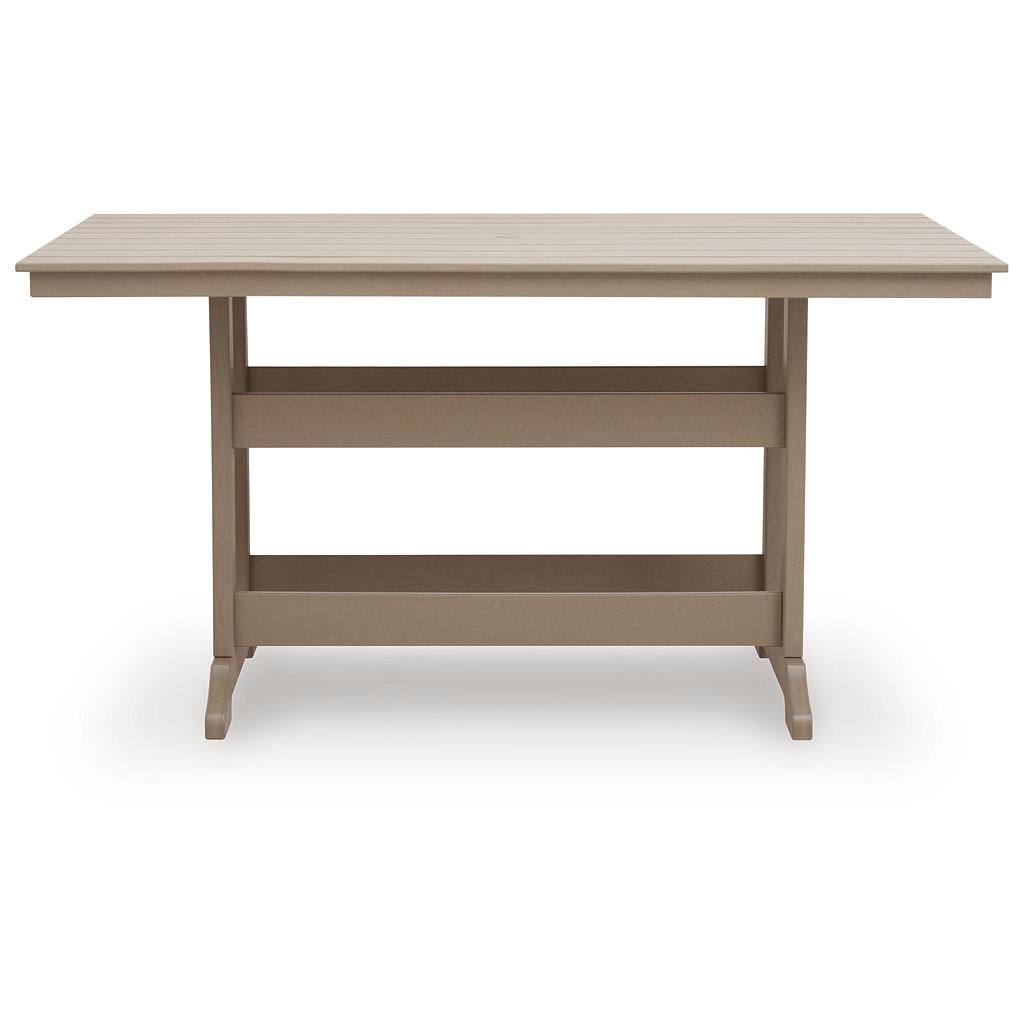 Seacliff Beach Outdoor Counter Height Dining Table Signature Design by Ashley® Outdoor