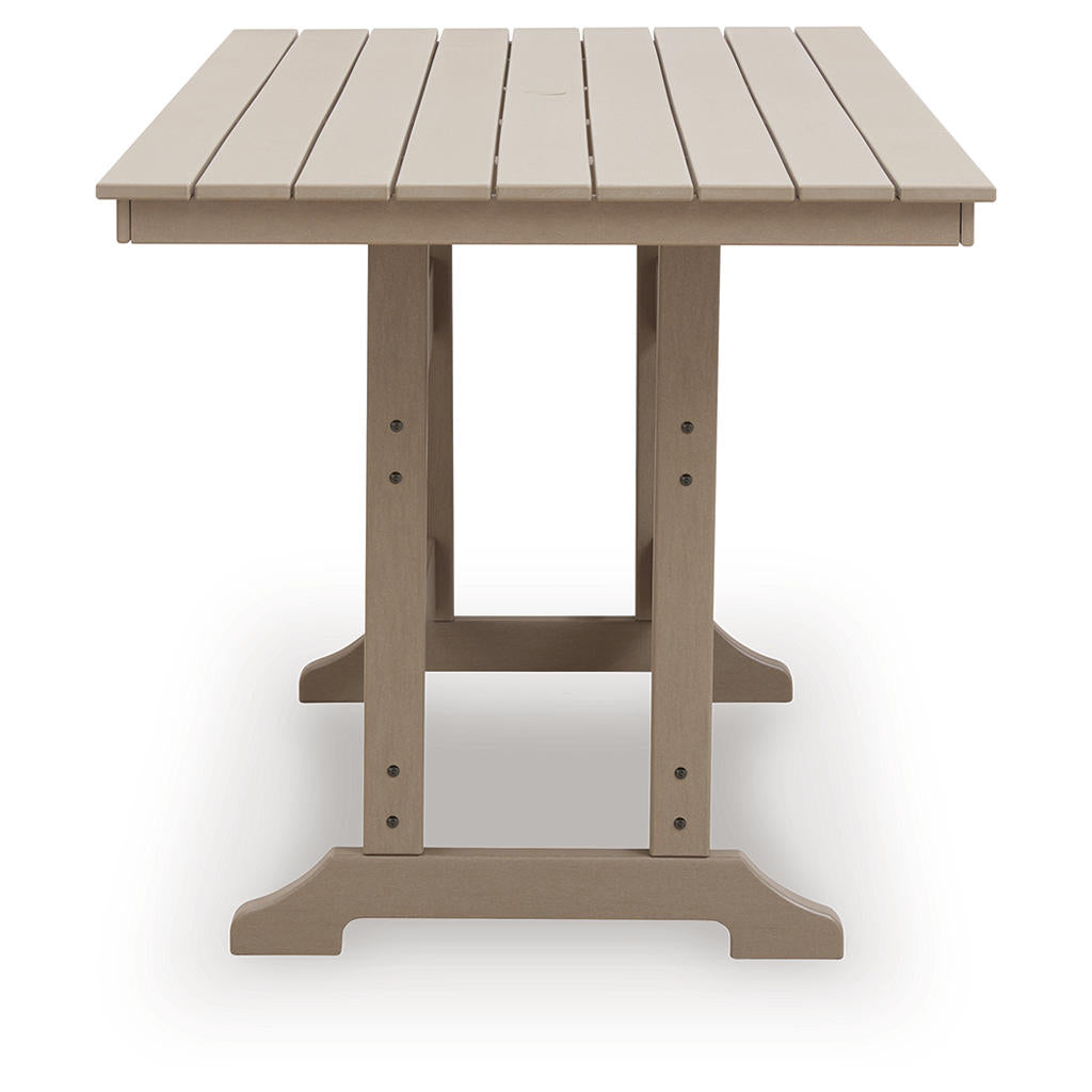 Seacliff Beach Outdoor Counter Height Dining Table Signature Design by Ashley® Outdoor