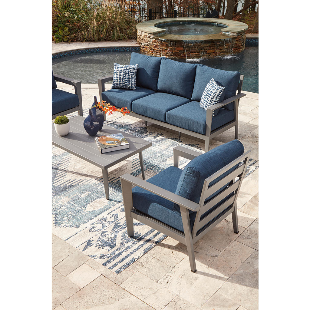 Gali Outdoor Sofa/Chairs/Table Set (Set of 4) Signature Design by Ashley® Outdoor
