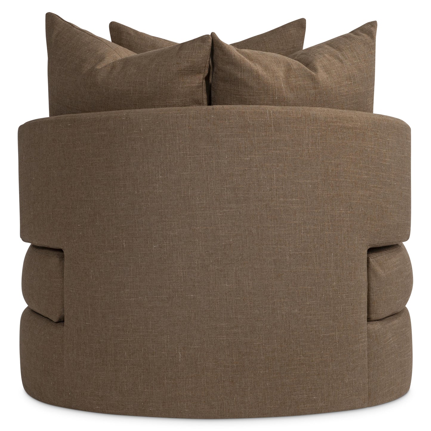 Bernhardt Colby Swivel Chair — Shelter Arms with a Hidden Swivel Bernhardt Accent Chair