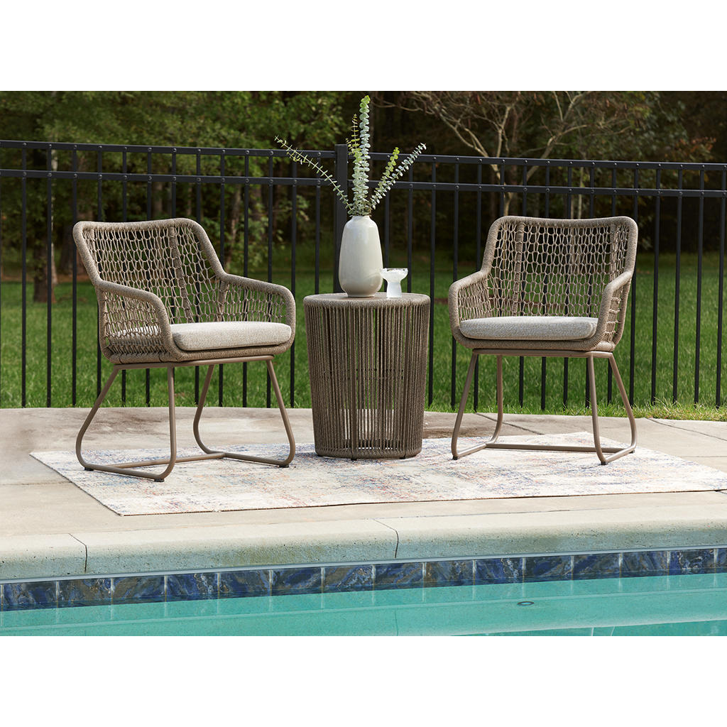 Majors Beach Outdoor Table and 2 Chairs Signature Design by Ashley® Outdoor