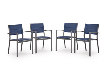 Rocky Creek Outdoor Sling Arm Chair (Set of 4) Signature Design by Ashley® Outdoor